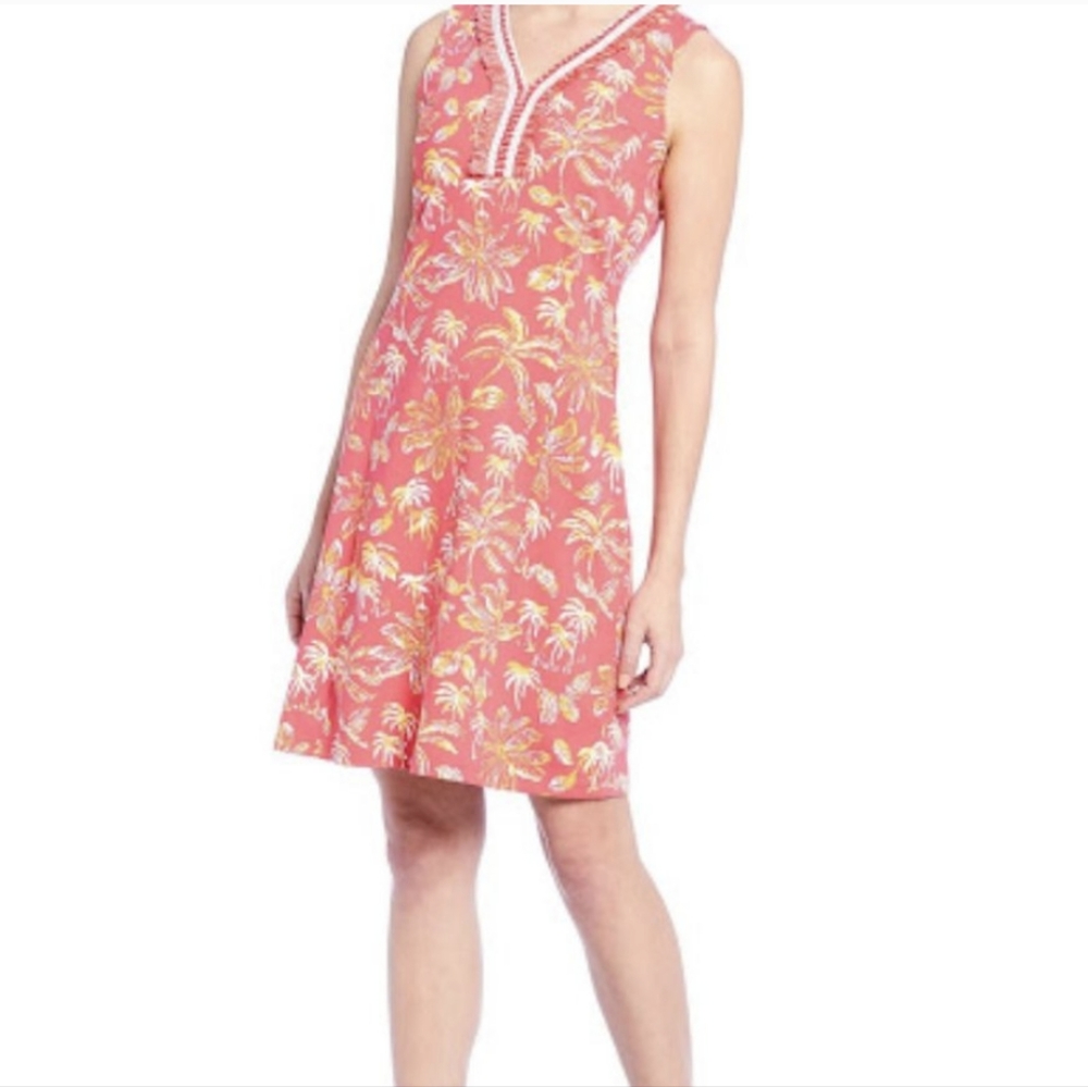 J.McLaughlin BRENT split V neck Sleeveless Dress M